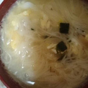 簡単夜食！ゆず胡椒であったかそうめん